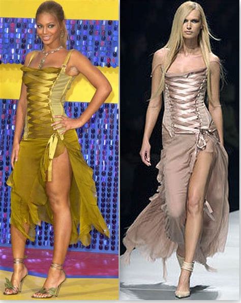 beyonce 2003 versace|beyonce Versace dresses.